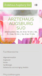 Mobile Screenshot of mvzaugsburg.de